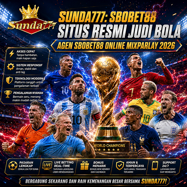 SUNDA777: SBOBET88 Situs Resmi Judi Bola Agen Sbobet88 Online Mixparlay 2026